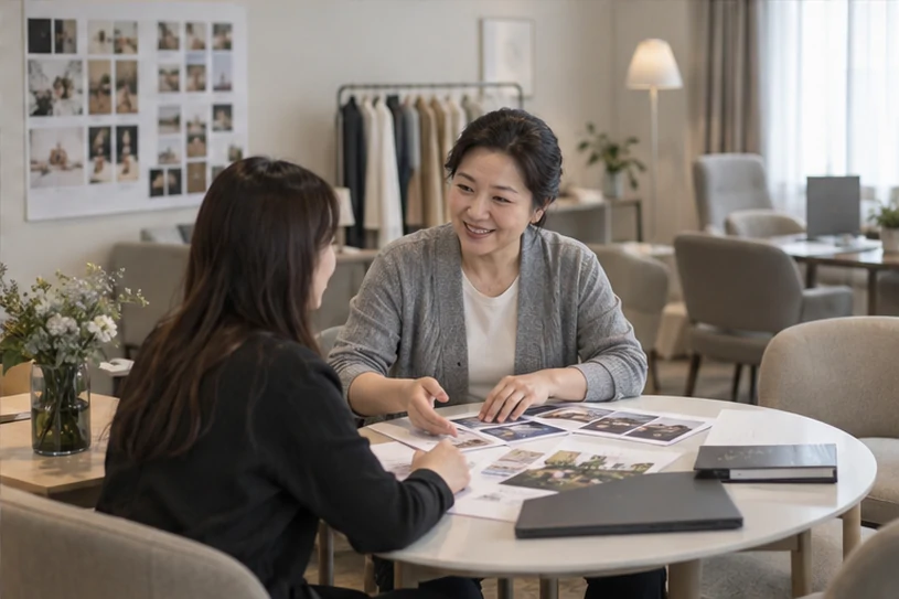 企业网站展示业务与服务信息的场景示意