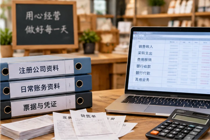 创业者一起整理开办计划的服务场景示意