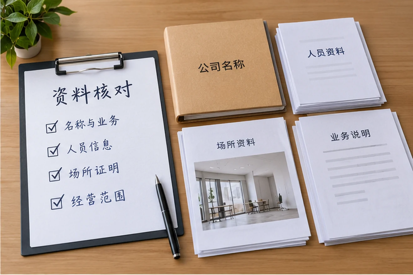 创业者一起整理开办计划的服务场景示意