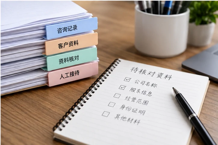 在线客服接待与咨询整理的服务场景示意