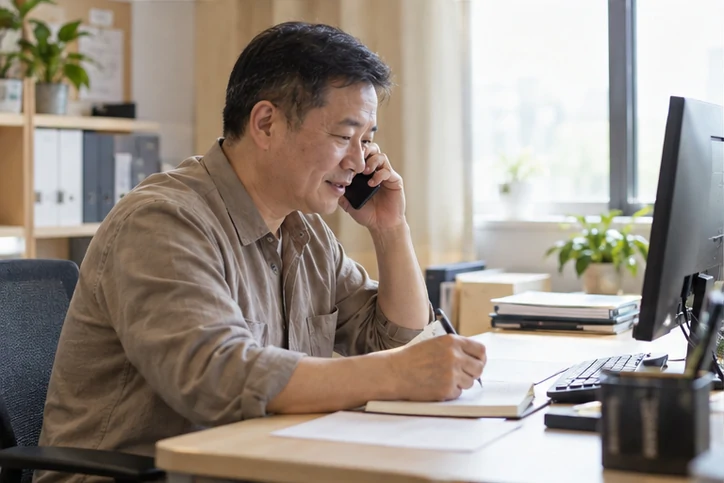 在线客服接待与咨询整理的服务场景示意