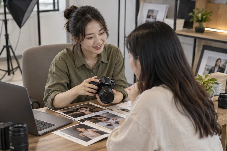 企业网站展示业务与服务信息的场景示意