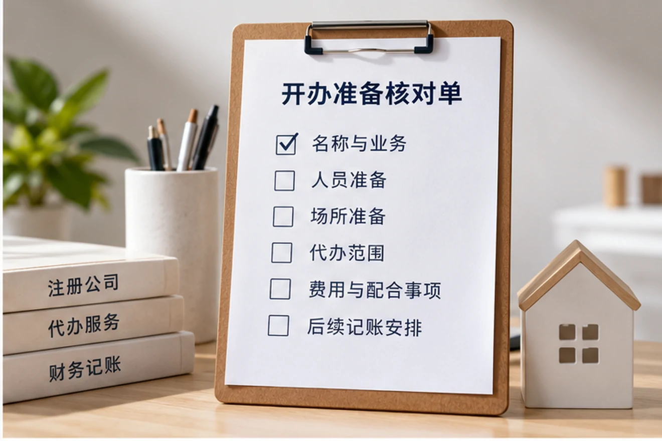 创业者一起整理开办计划的服务场景示意