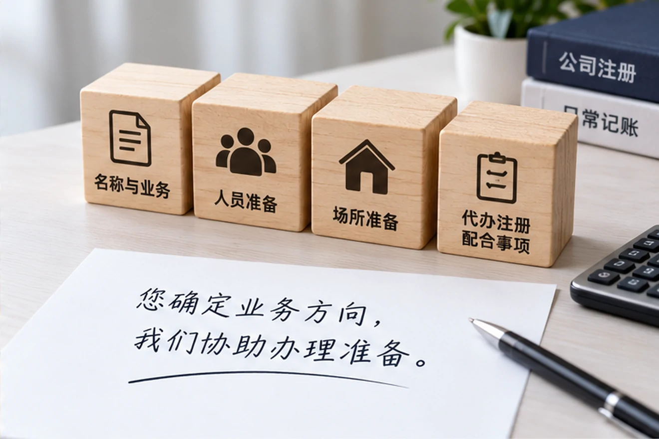 创业者一起整理开办计划的服务场景示意