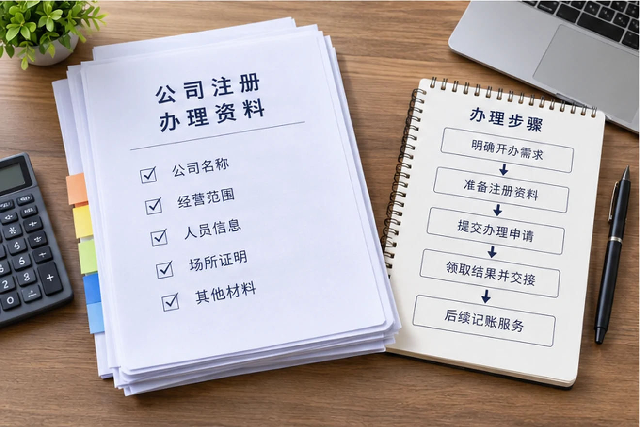 创业者一起整理开办计划的服务场景示意