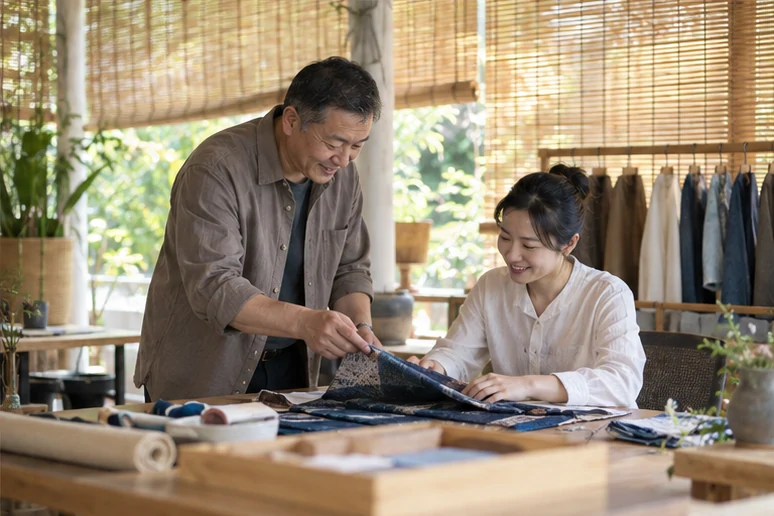企业网站展示业务与服务信息的场景示意