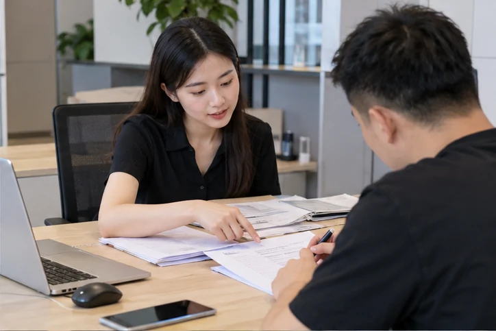 在线客服接待与咨询整理的服务场景示意