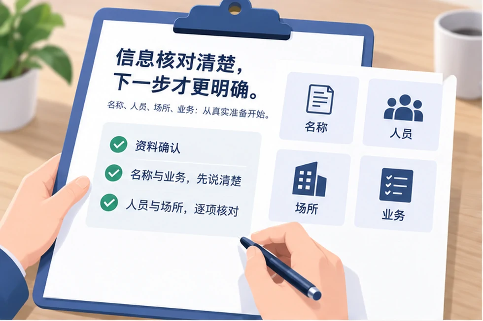 创业者一起整理开办计划的服务场景示意