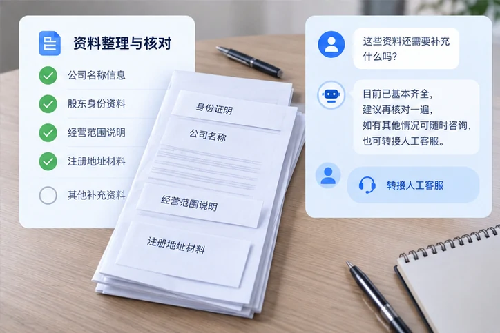 在线客服接待与咨询整理的服务场景示意