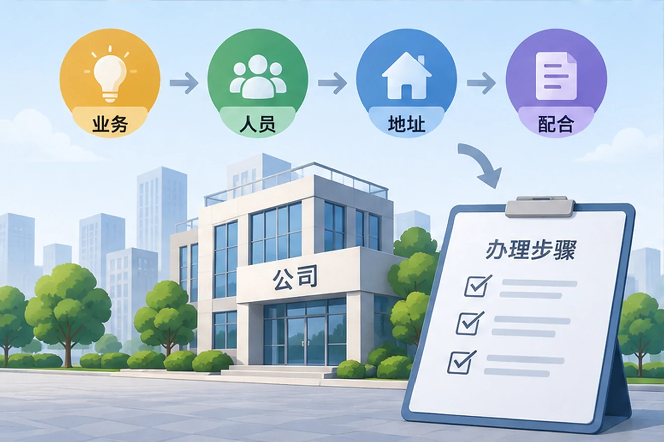 创业者一起整理开办计划的服务场景示意