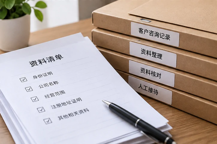 在线客服接待与咨询整理的服务场景示意