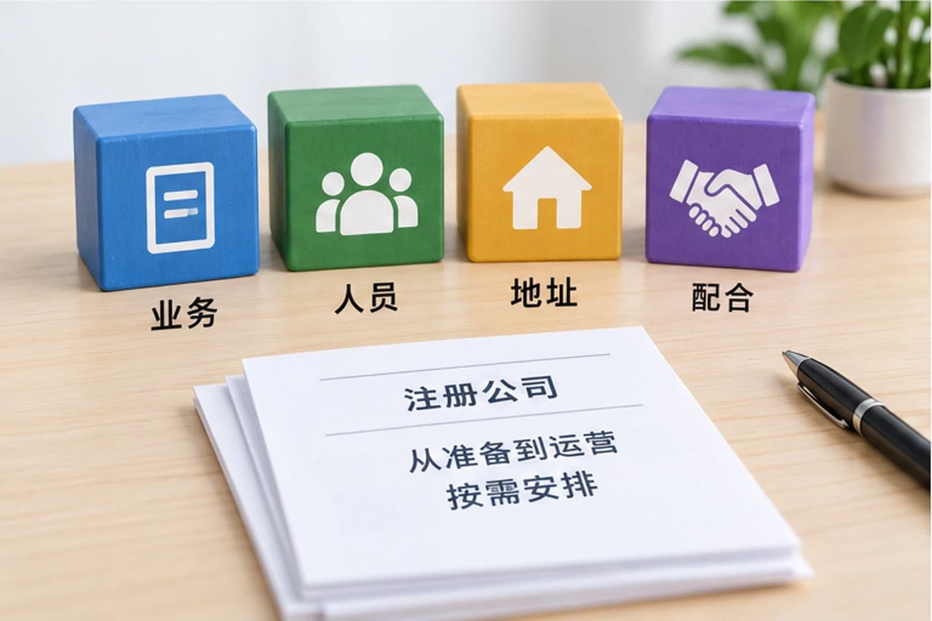 创业者一起整理开办计划的服务场景示意