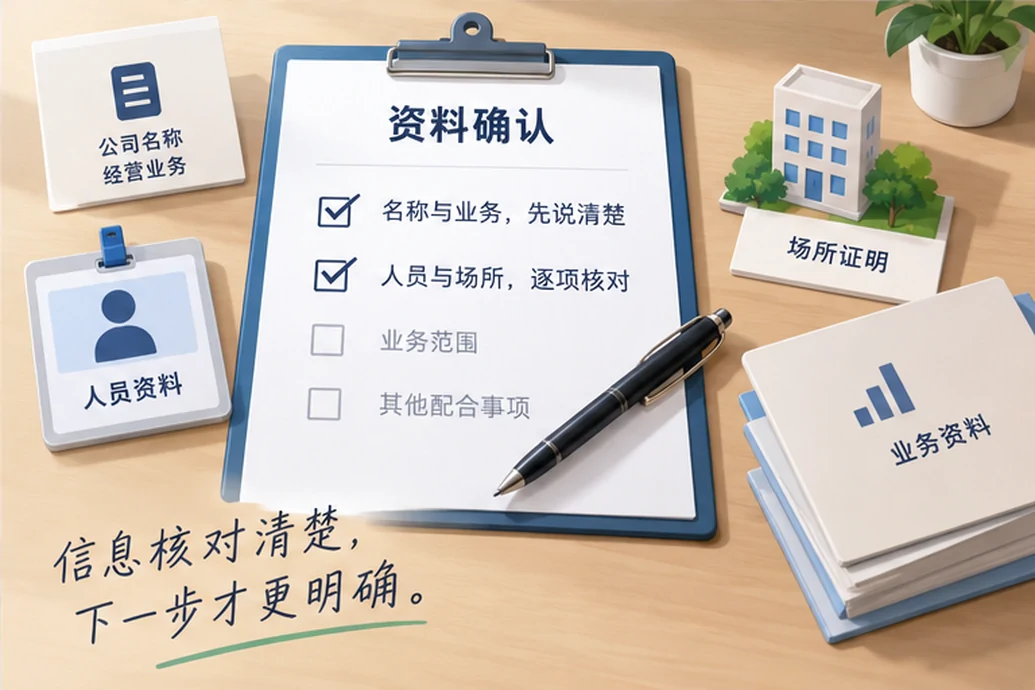 创业者一起整理开办计划的服务场景示意