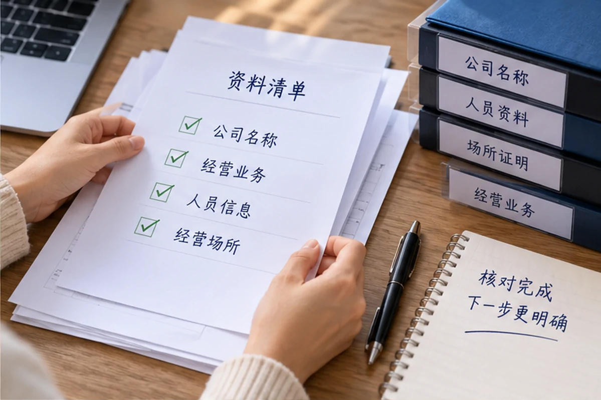 创业者一起整理开办计划的服务场景示意
