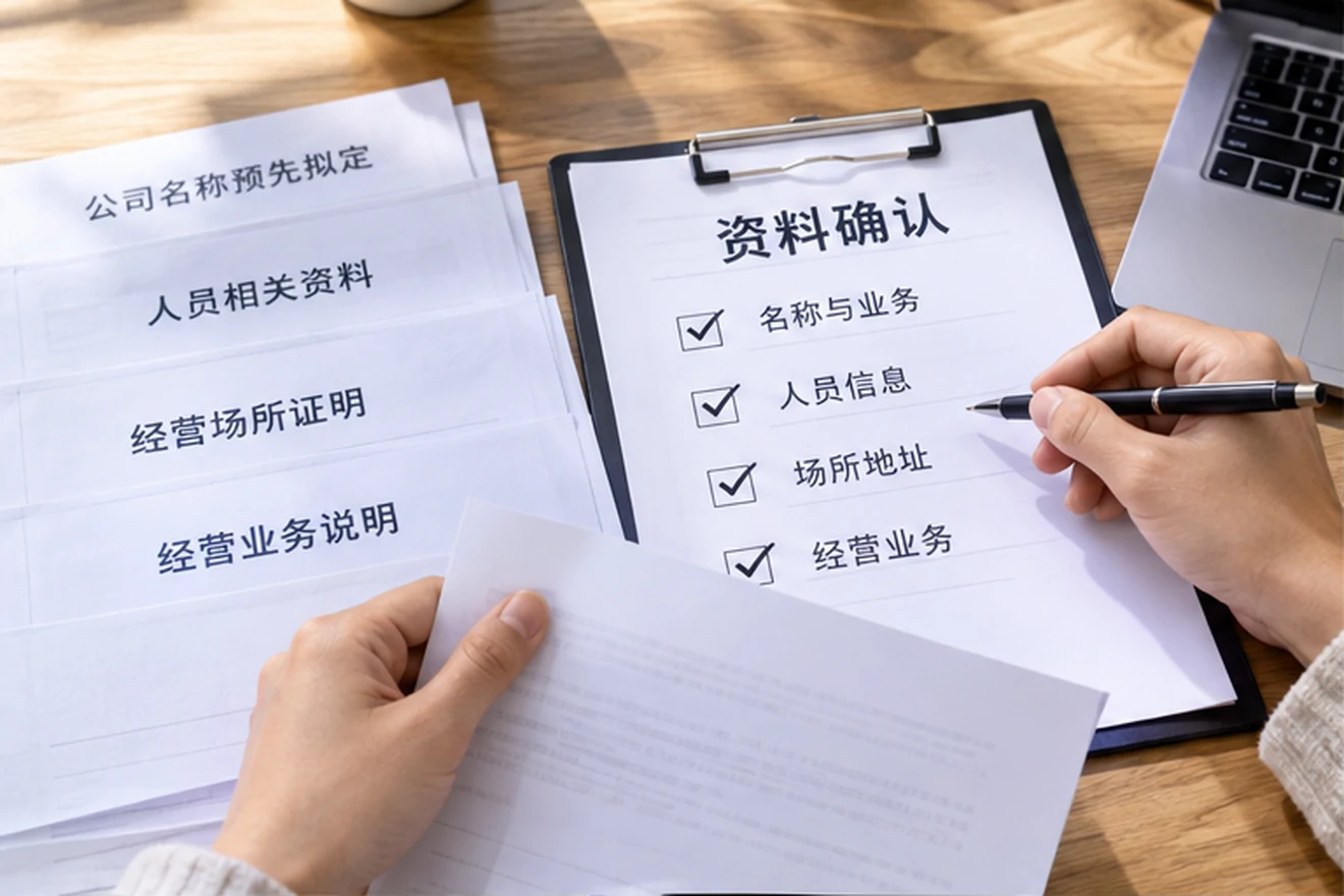 创业者一起整理开办计划的服务场景示意