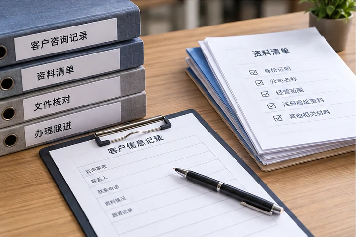 在线客服接待与咨询整理的服务场景示意