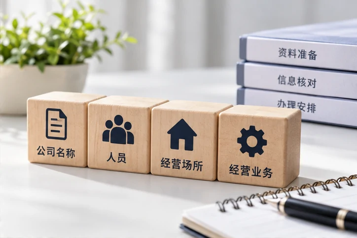 创业者一起整理开办计划的服务场景示意
