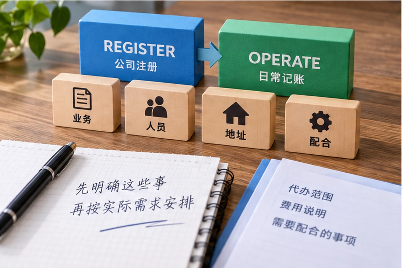 创业者一起整理开办计划的服务场景示意