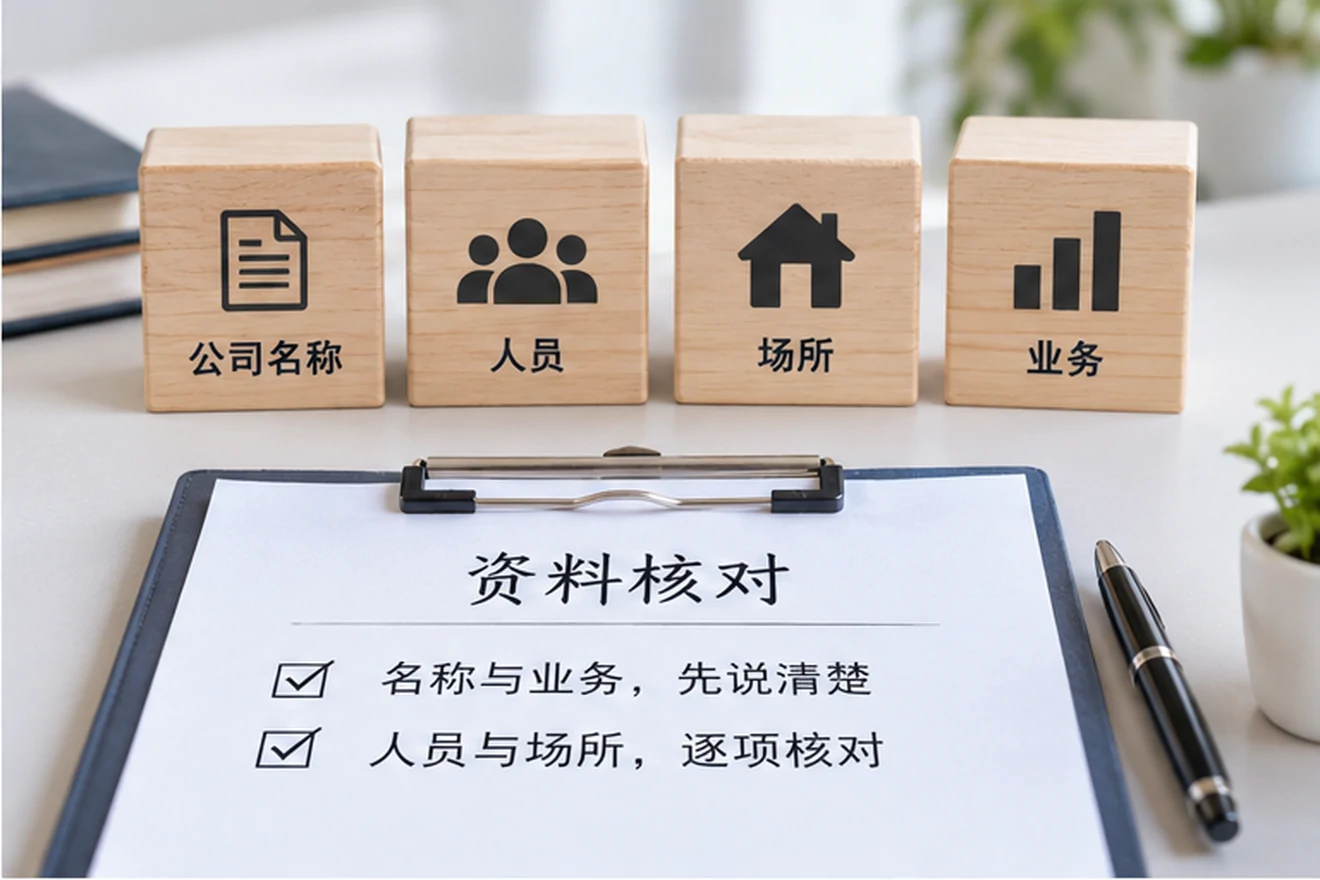创业者一起整理开办计划的服务场景示意