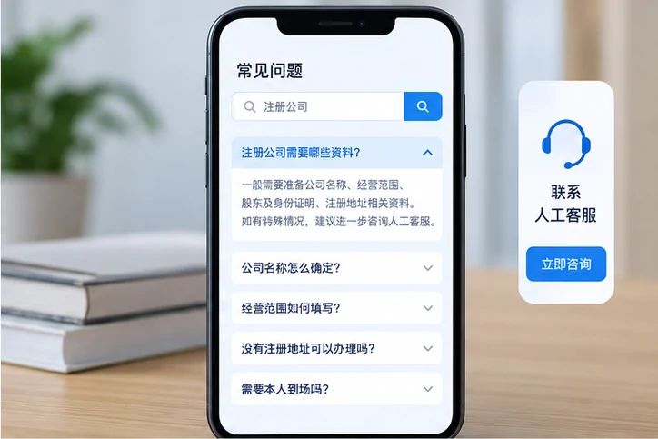 在线客服接待与咨询整理的服务场景示意