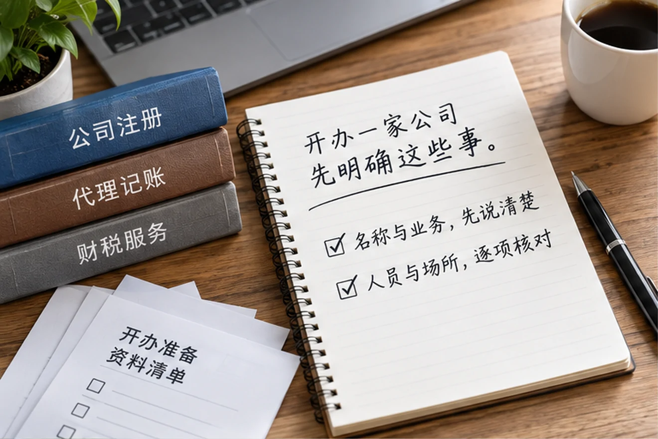 创业者一起整理开办计划的服务场景示意
