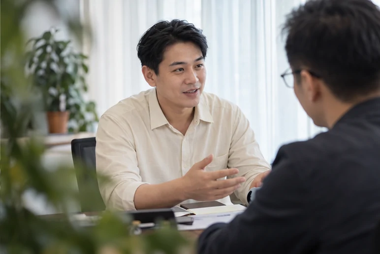 企业网站展示业务与服务信息的场景示意