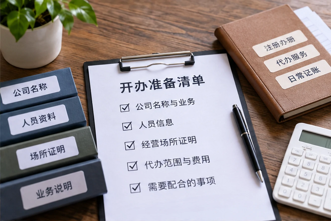 创业者一起整理开办计划的服务场景示意