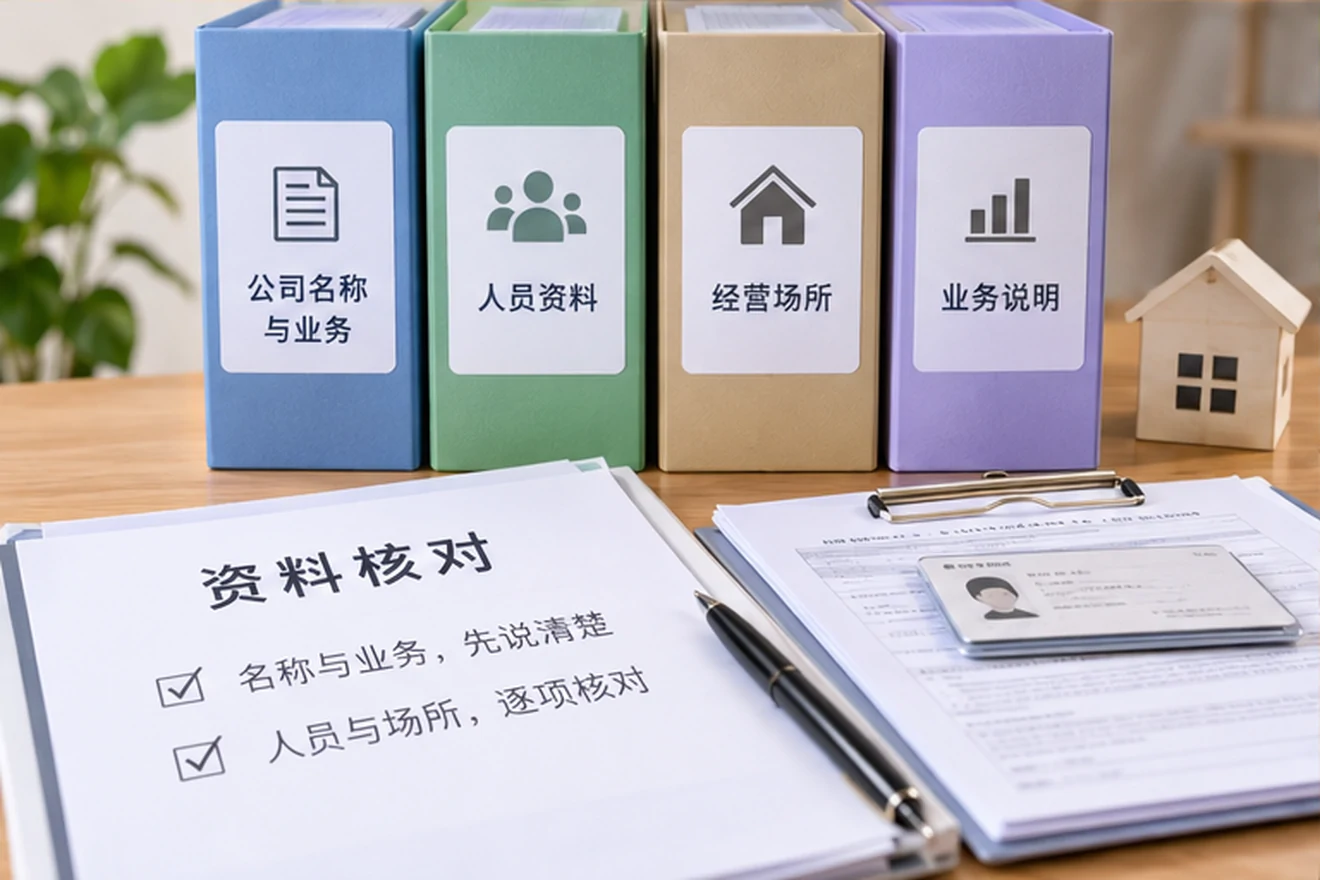 创业者一起整理开办计划的服务场景示意