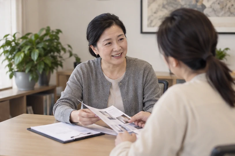 企业网站展示业务与服务信息的场景示意