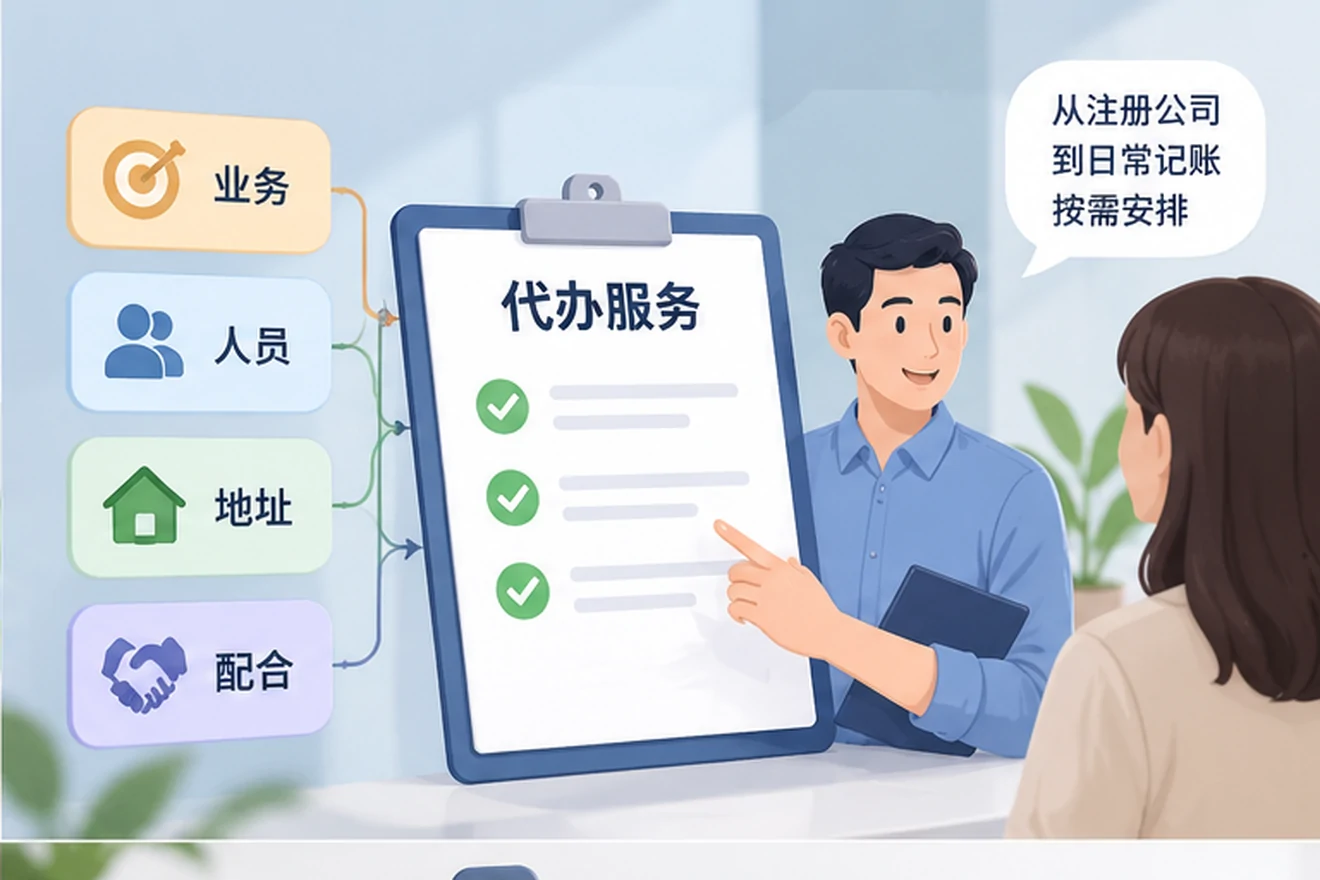 创业者一起整理开办计划的服务场景示意