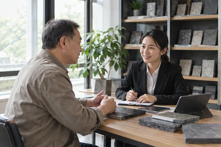 企业网站展示业务与服务信息的场景示意