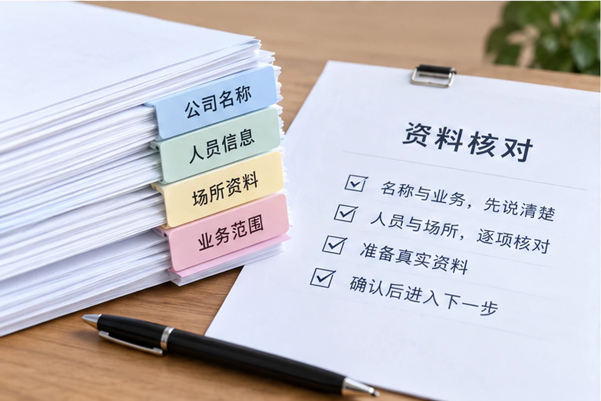 创业者一起整理开办计划的服务场景示意