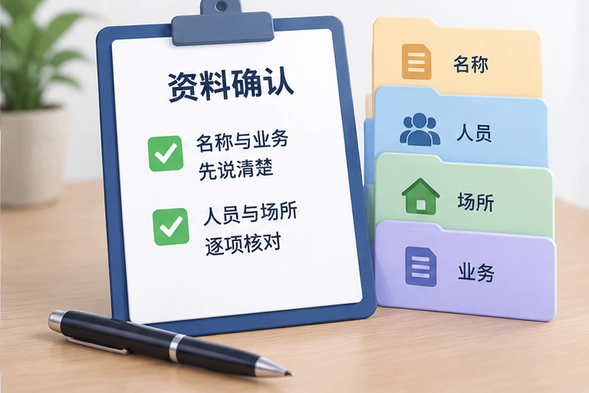创业者一起整理开办计划的服务场景示意