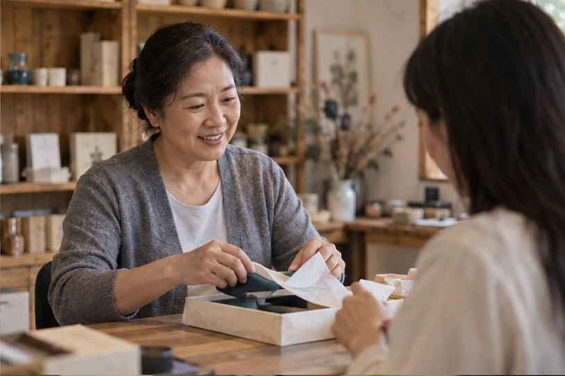 企业网站展示业务与服务信息的场景示意