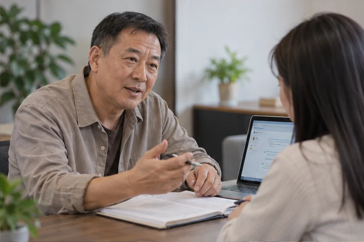 在线客服接待与咨询整理的服务场景示意