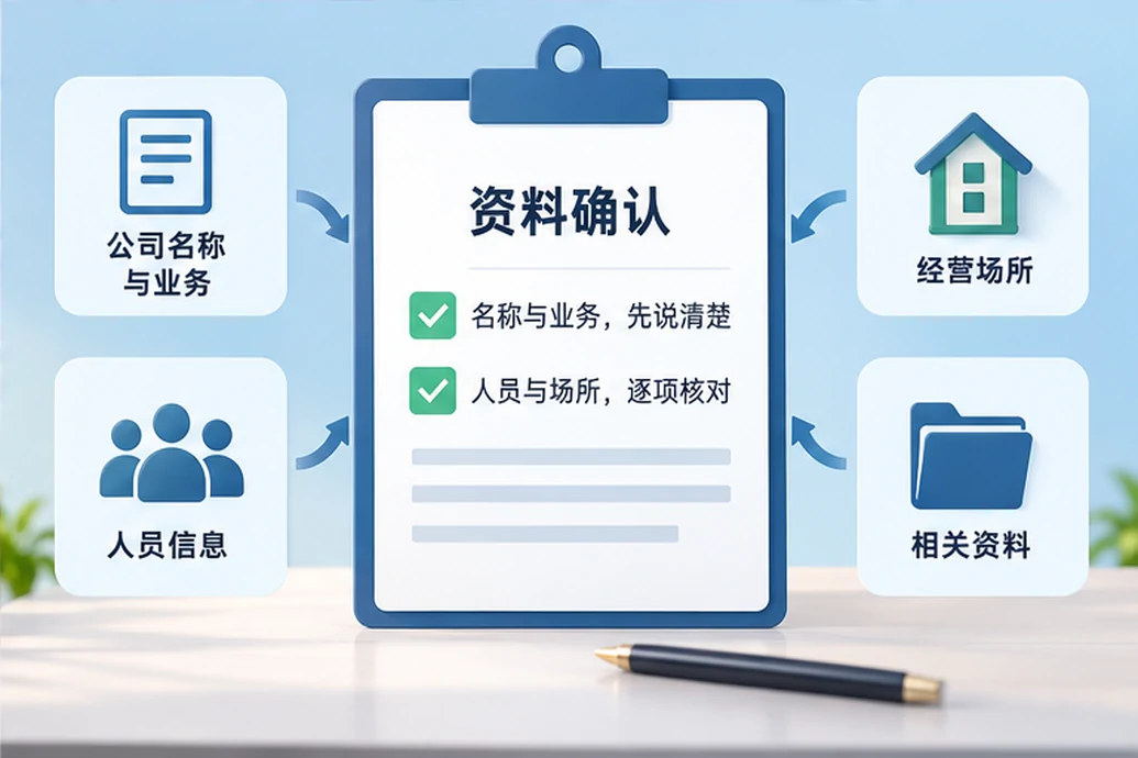 创业者一起整理开办计划的服务场景示意