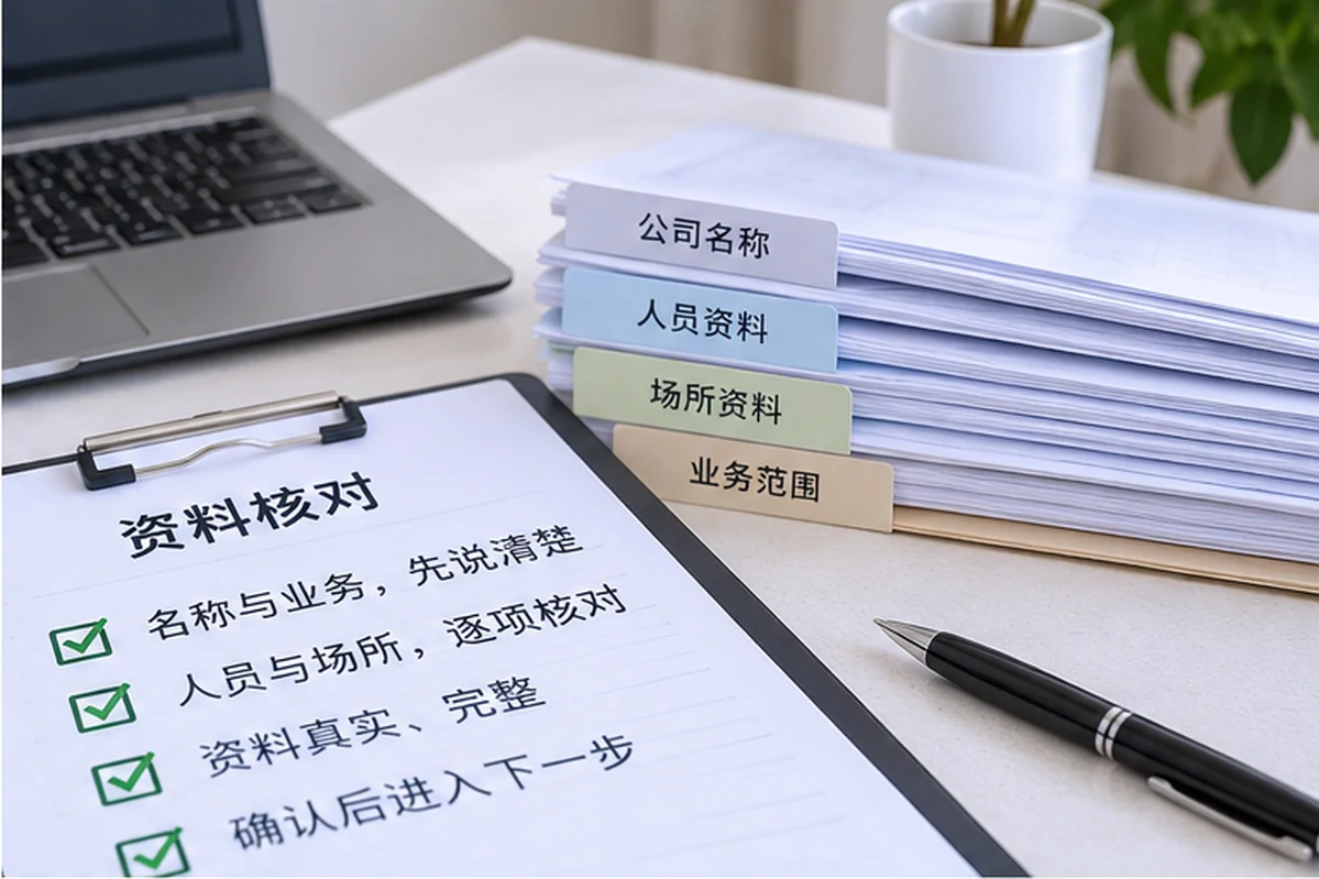 创业者一起整理开办计划的服务场景示意