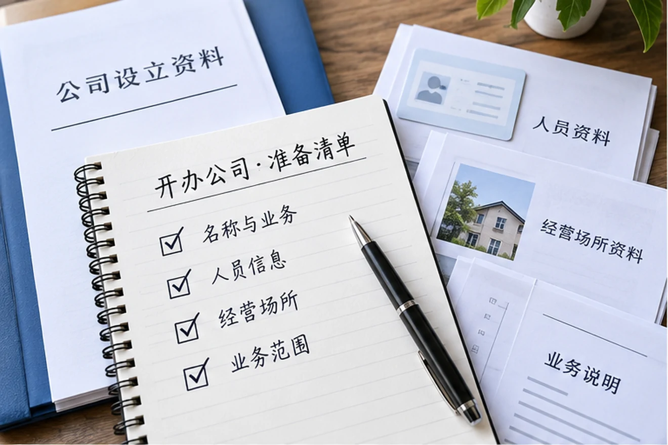 创业者一起整理开办计划的服务场景示意