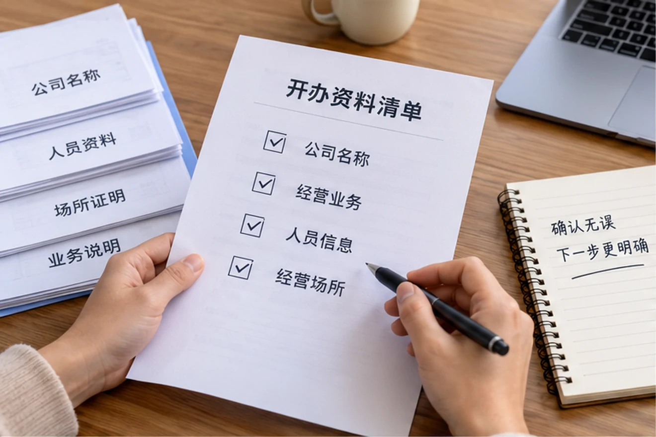 创业者一起整理开办计划的服务场景示意