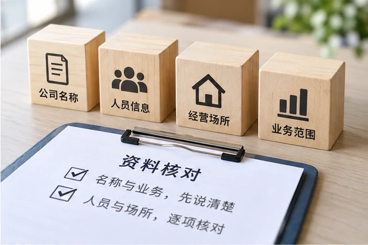 创业者一起整理开办计划的服务场景示意