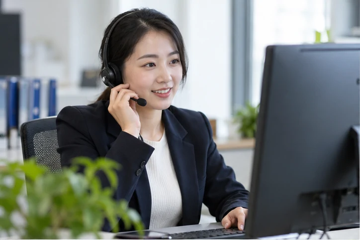 在线客服接待与咨询整理的服务场景示意
