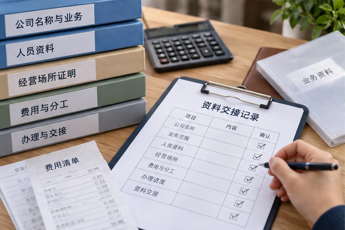 创业者一起整理开办计划的服务场景示意