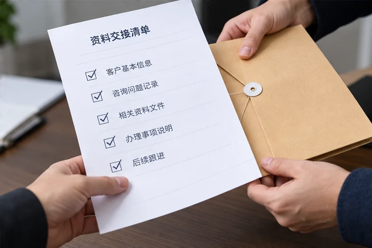 在线客服接待与咨询整理的服务场景示意