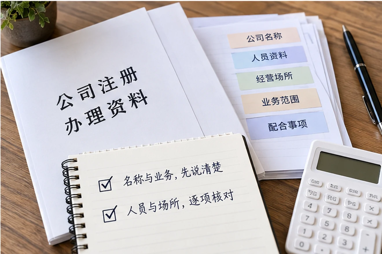 创业者一起整理开办计划的服务场景示意