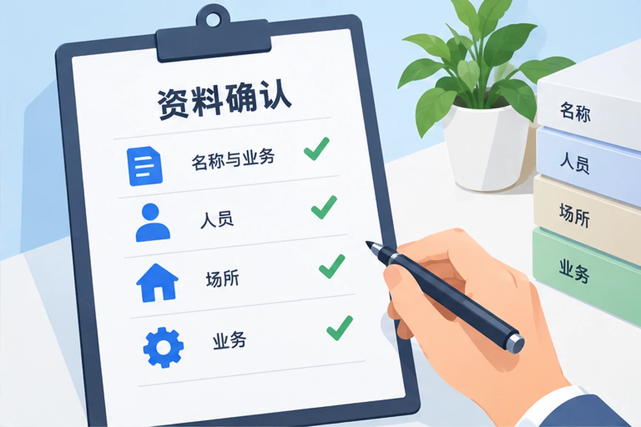 创业者一起整理开办计划的服务场景示意