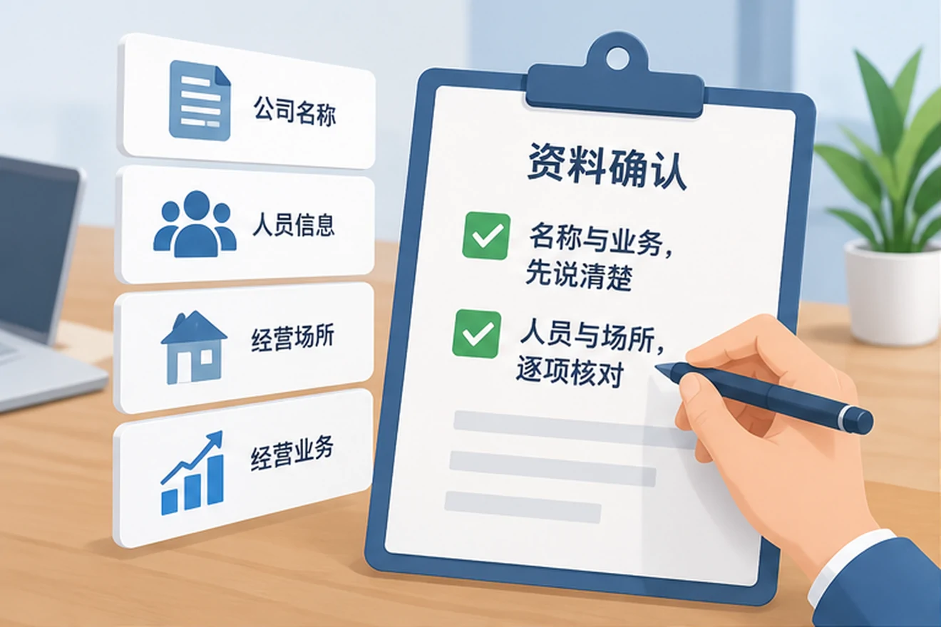 创业者一起整理开办计划的服务场景示意