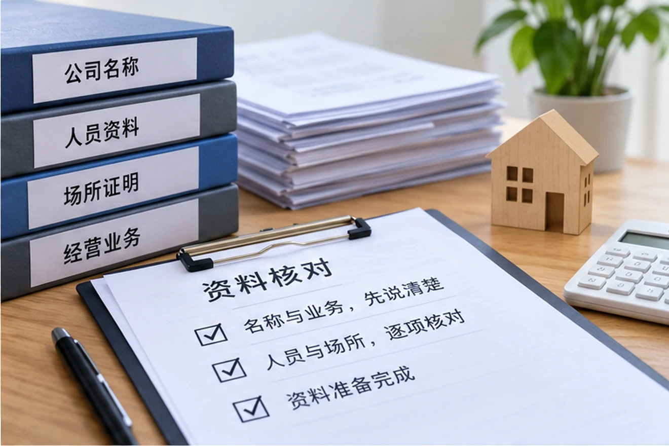 创业者一起整理开办计划的服务场景示意