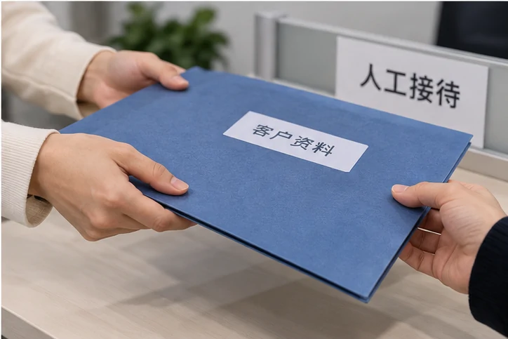 在线客服接待与咨询整理的服务场景示意