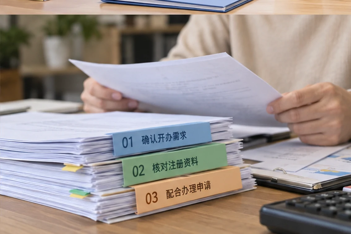 创业者一起整理开办计划的服务场景示意