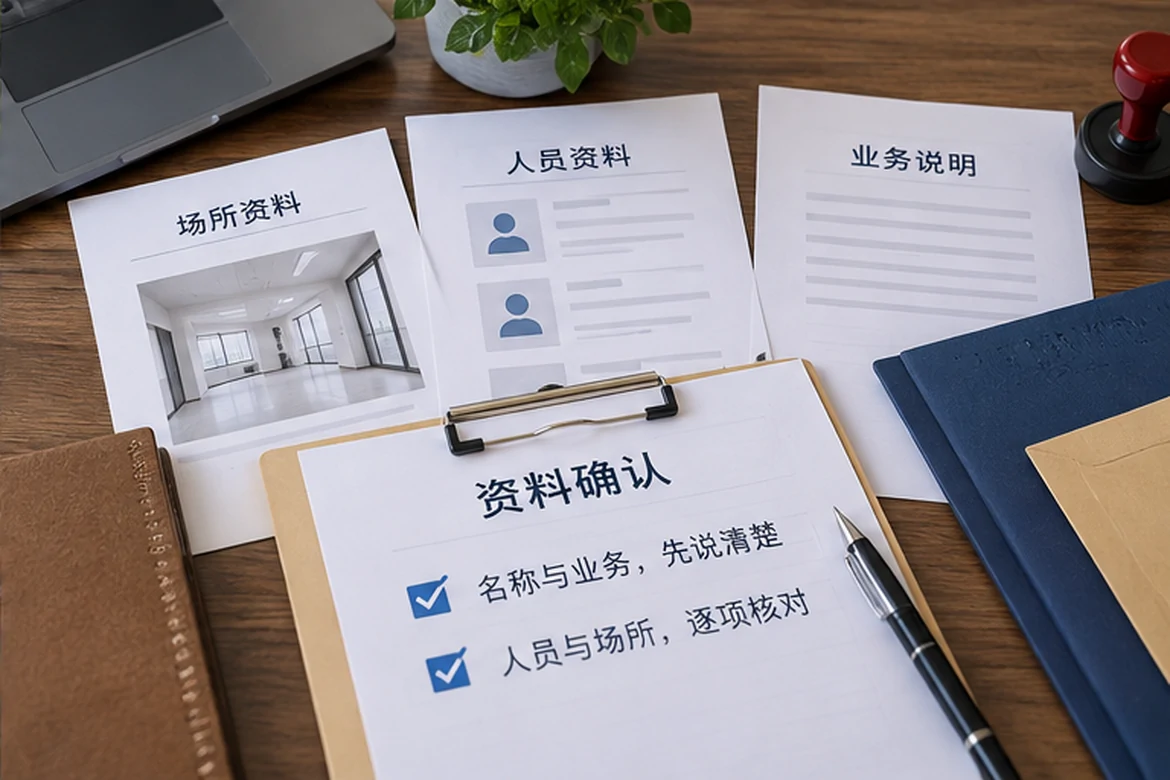 创业者一起整理开办计划的服务场景示意
